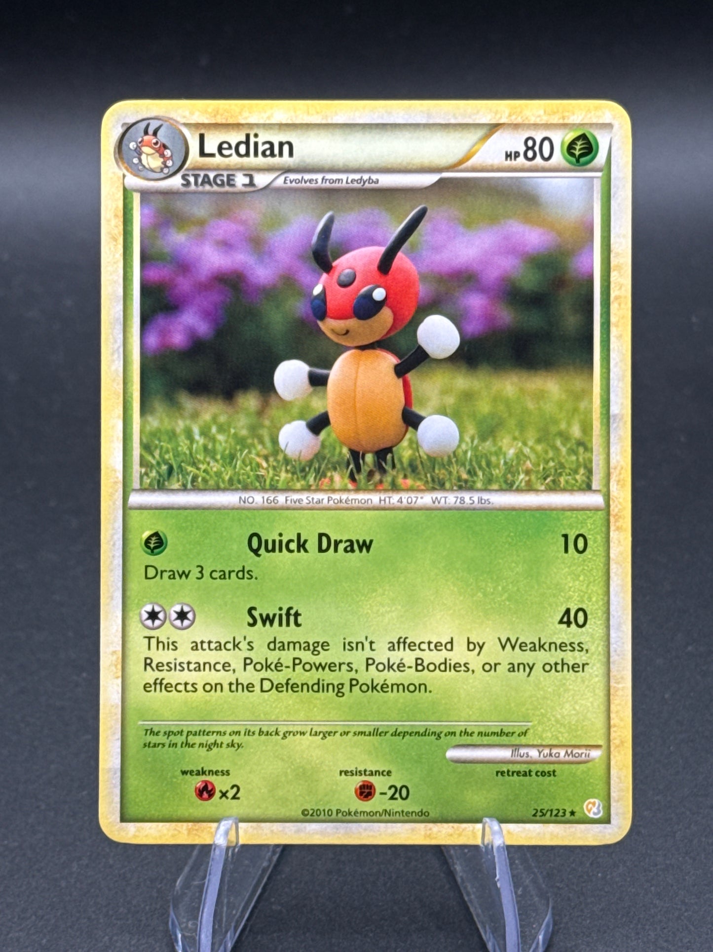 Pokémon TCG: 2010 Ledian 25/123  - HeartGold SoulSilver
