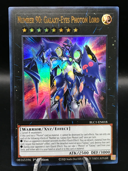 Yu-Gi-Oh! TCG: Number 90: Galaxy-Eyes Photon Lord BLC1-EN018 Battles of Legend: Chapter 1 1st Edition