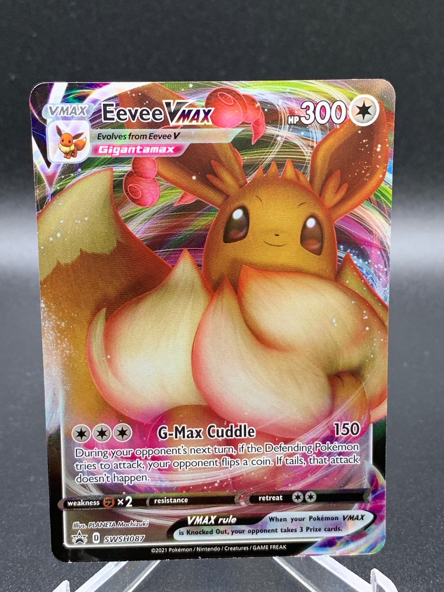 Pokémon TCG: 2021 Eevee VMAX - SWSH087 - SWSH: Shining Fates ETB Promo