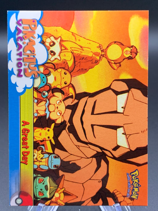 Pokémon TCG: Topps Pokémon A Great Day - #58 - Pikachu's Vacation Movie Animation Edition