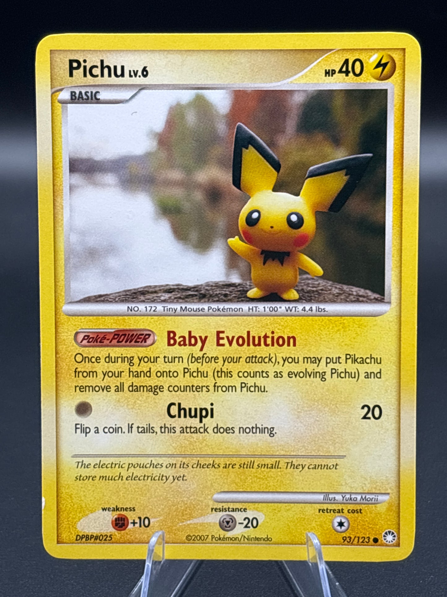 Pokémon TCG: 2007 Pichu 93/123 Mysterious Treasures
