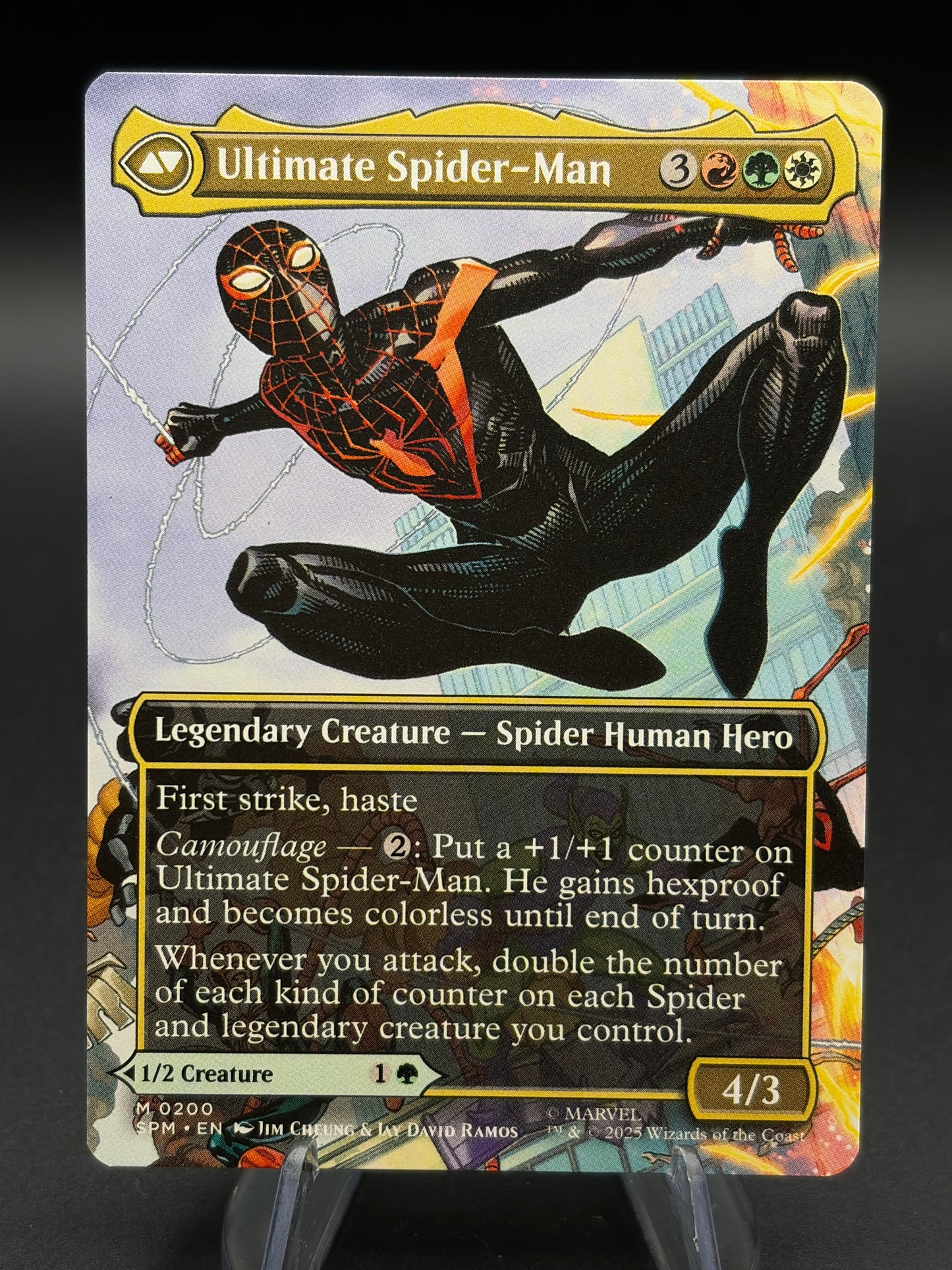 MTG TCG: 2025 MTG Spider-Man Miles Morales / Ultimate Spider-Man (Borderless) 200