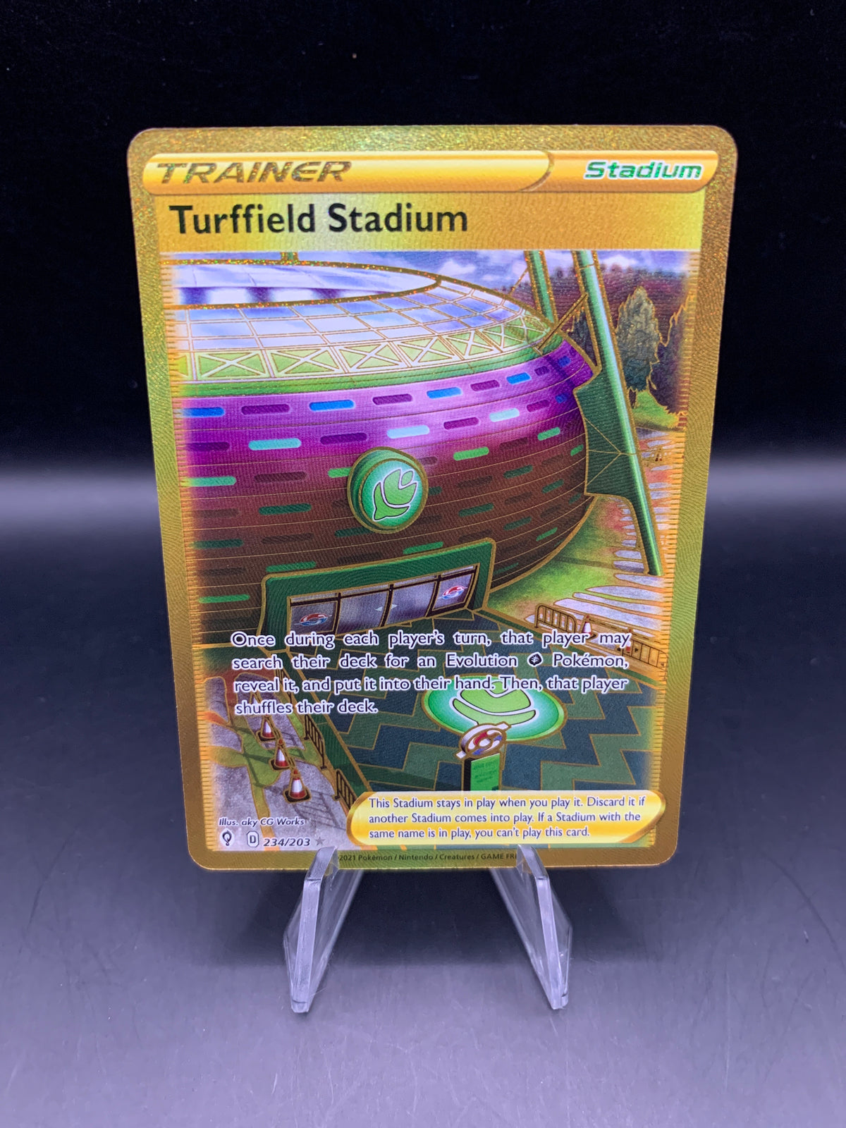 Pokémon TCG: 2021 Turffield Stadium 234/203 SWSH: Evolving Skies