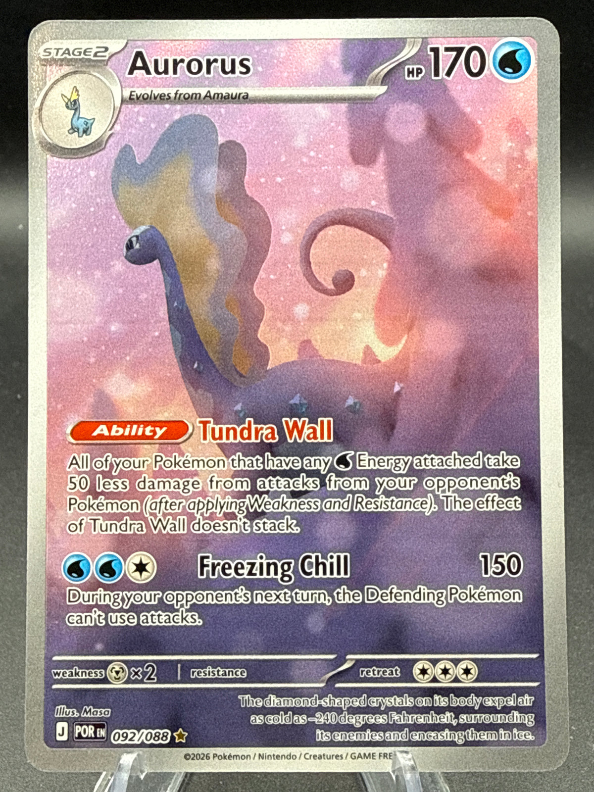 Pokémon TCG: 2026 Aurorus - 092/088 - ME03: Perfect Order
