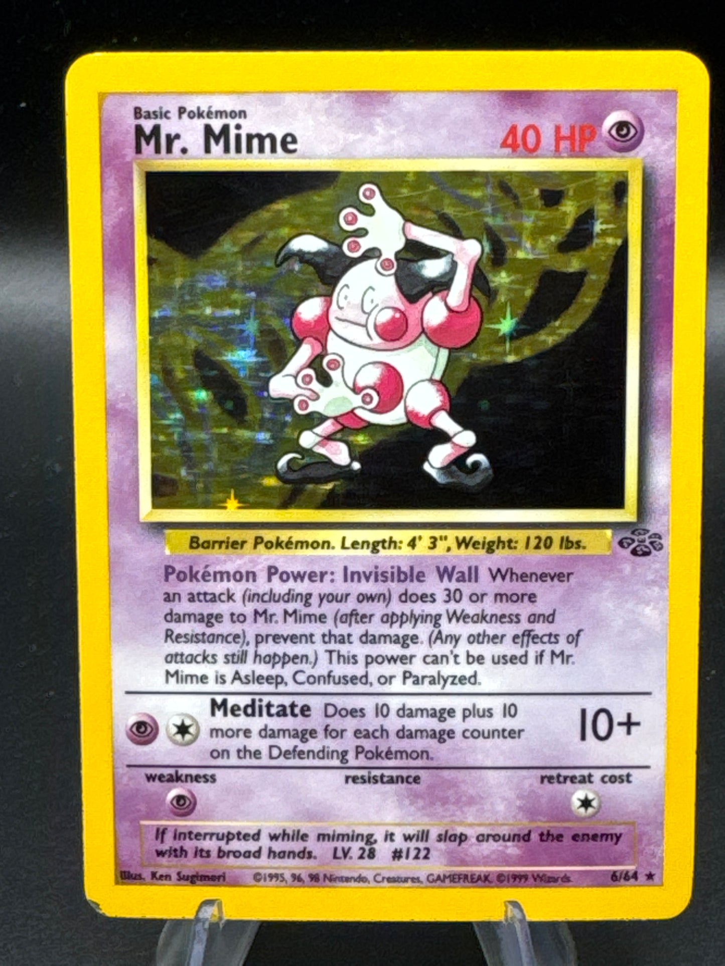 Pokémon TCG: 1999 - Mr. Mime 6/64 -  Jungle Holo