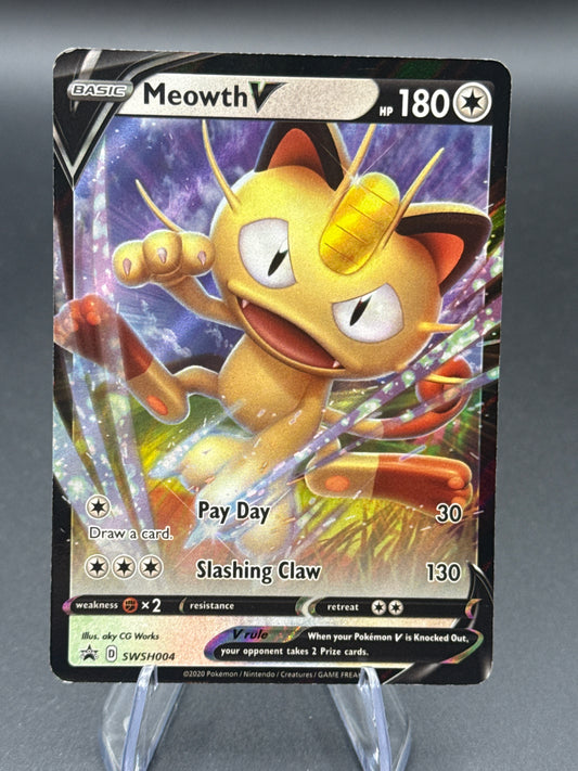 Pokémon TCG: 2020 Meowth V - SWSH004 - SWSH: Sword & Shield Promo Cards