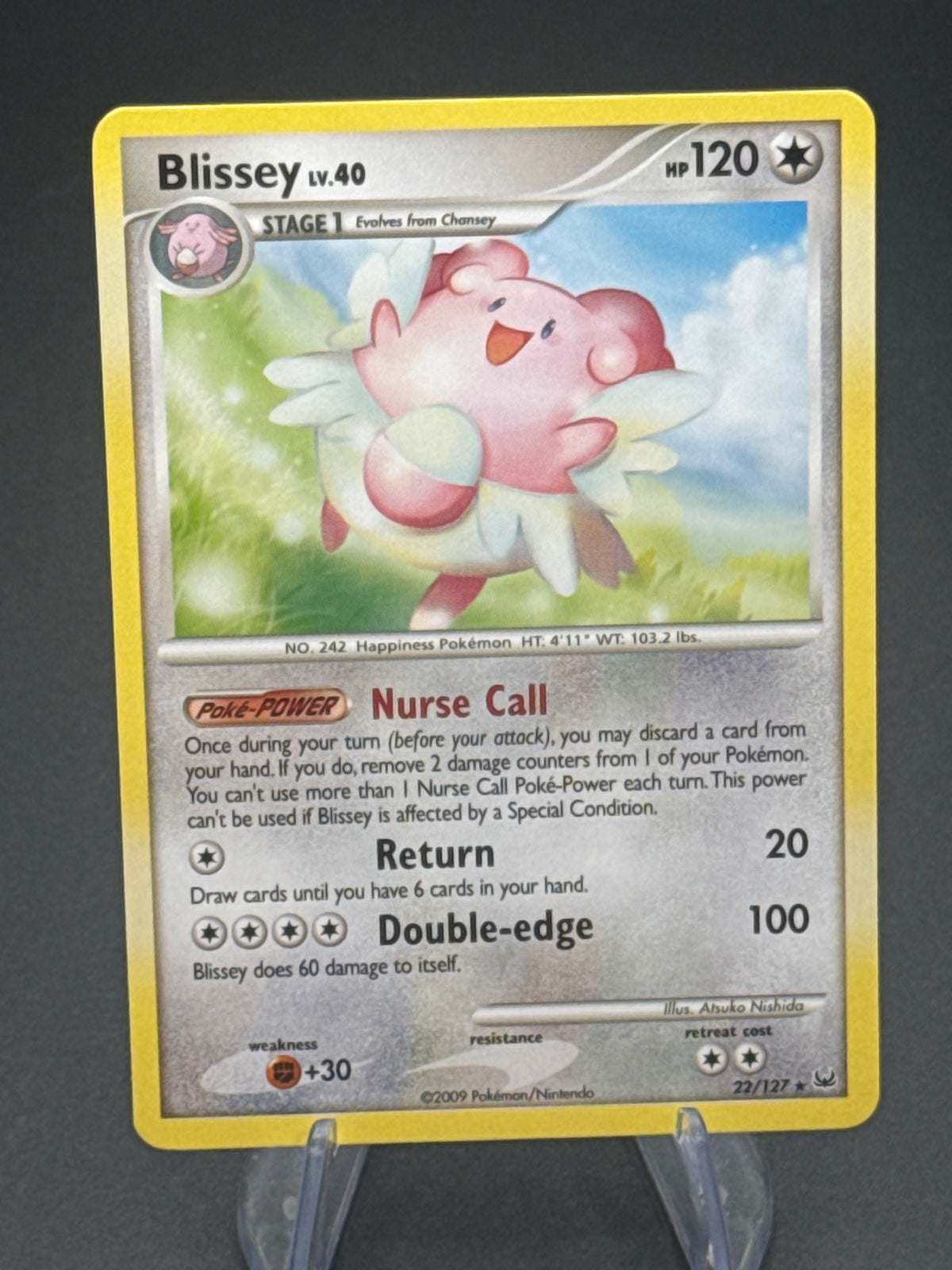 Pokémon TCG: 2009 Blissey 22/127  -  Platinum