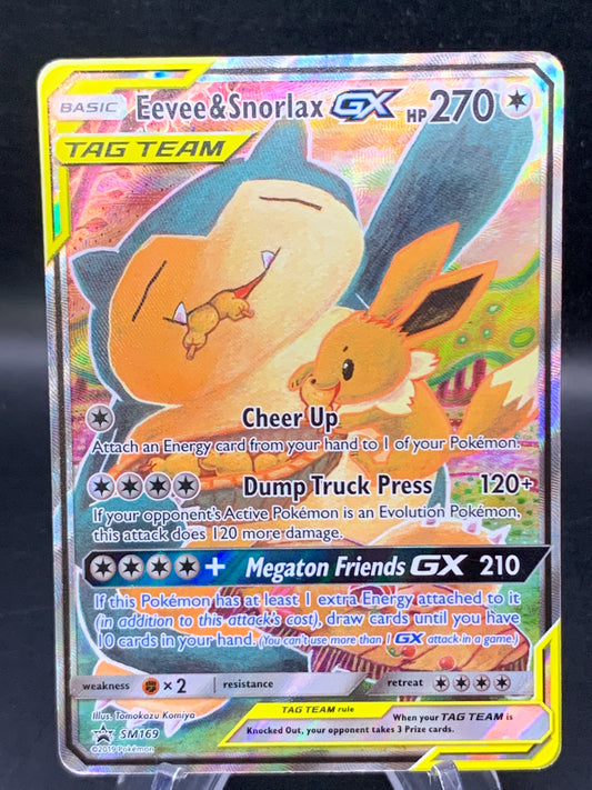 Pokémon TCG: 2019 Eevee & Snorlax GX SM169 Sun & Moon Promo