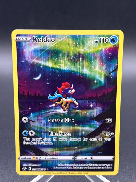 Pokémon TCG: 2023 Keldeo GG07/GG70 SWSH: Crown Zenith Galarian Gallery