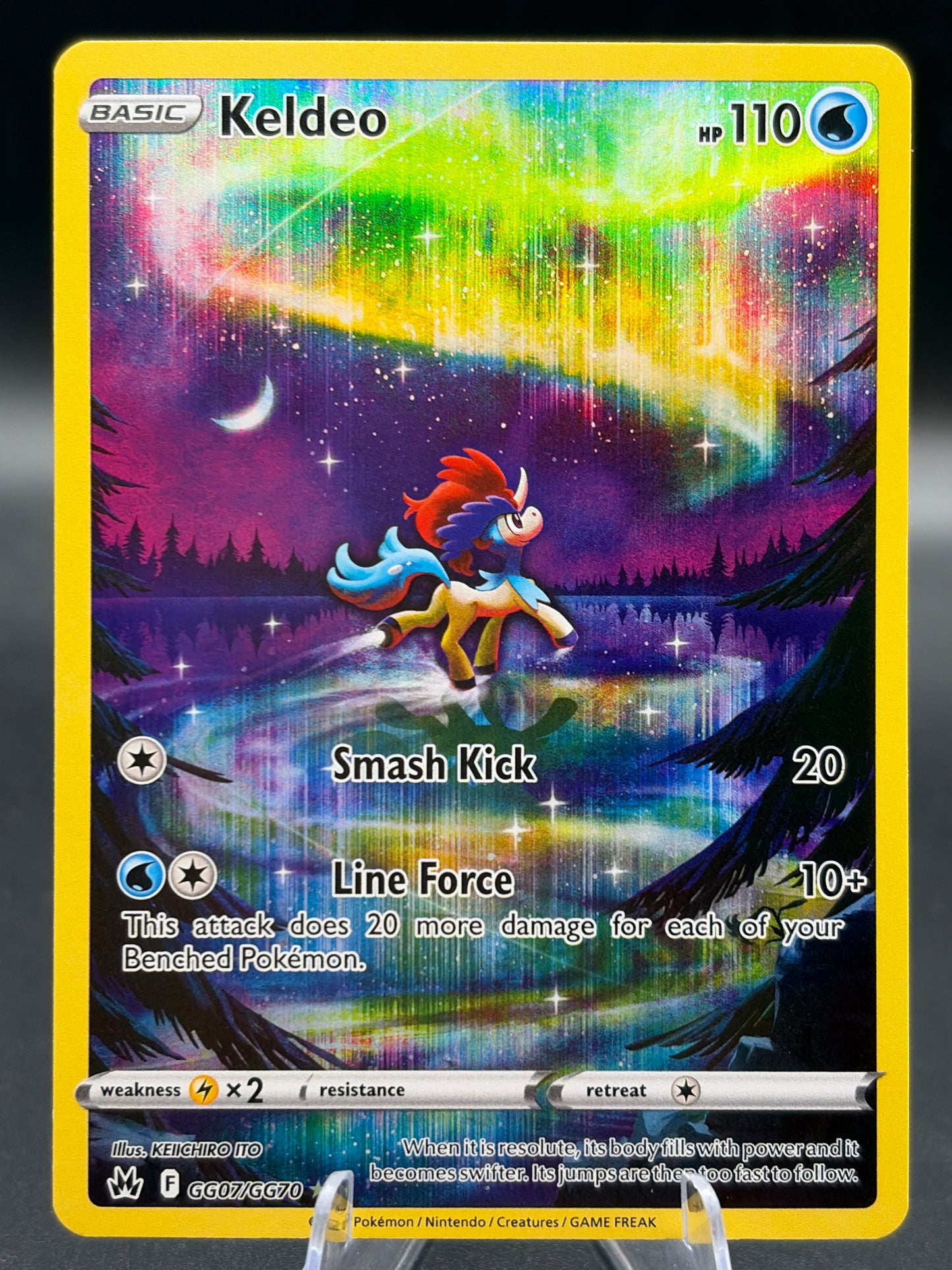 Pokémon TCG: 2023 Keldeo GG07/GG70 SWSH: Crown Zenith Galarian Gallery