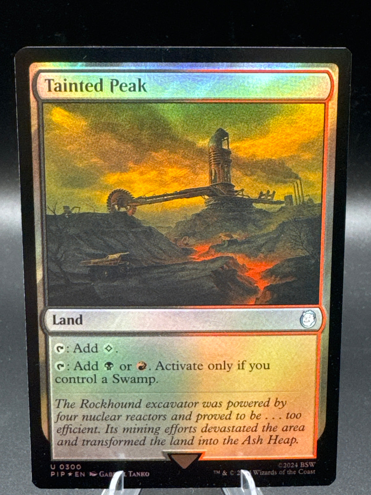 Magic The Gathering: 2024 Tainted Peak (Foil) - 0300 - Universes Beyond: Fallout (PIP)