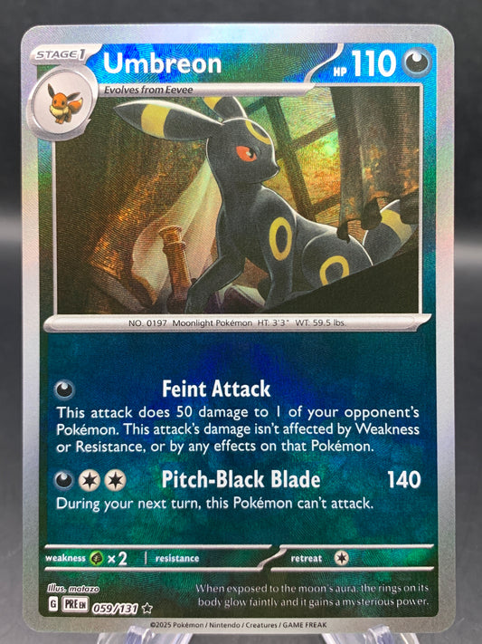 Pokémon TCG: 2025 Umbreon Poke Ball - 059/131  - SV: Prismatic Evolutions