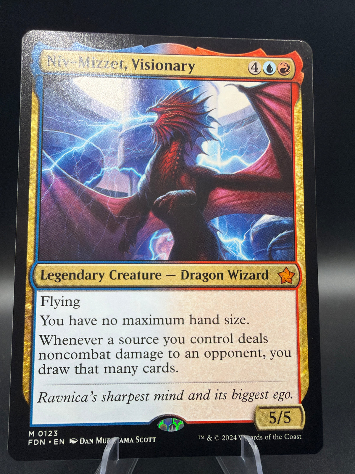 MTG TCG: Niv-Mizzet, Visionary M 0123 FDN: Foundations