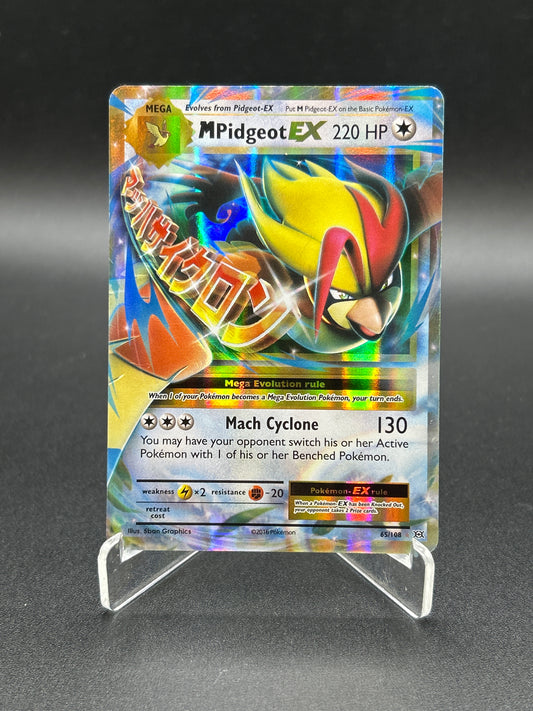 Pokémon TCG: 2016 M Pidgeot EX 65/108 XY: Evolutions