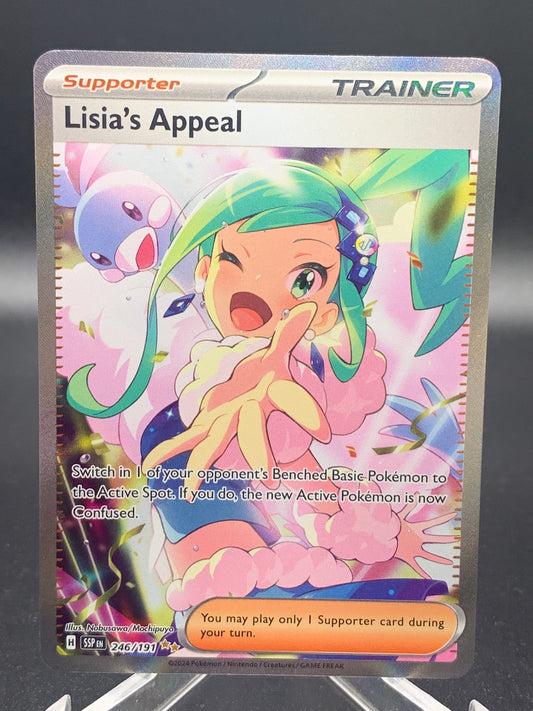 Pokémon TCG: 2024 Lisia's Appeal 246/191  S&V: Surging Sparks