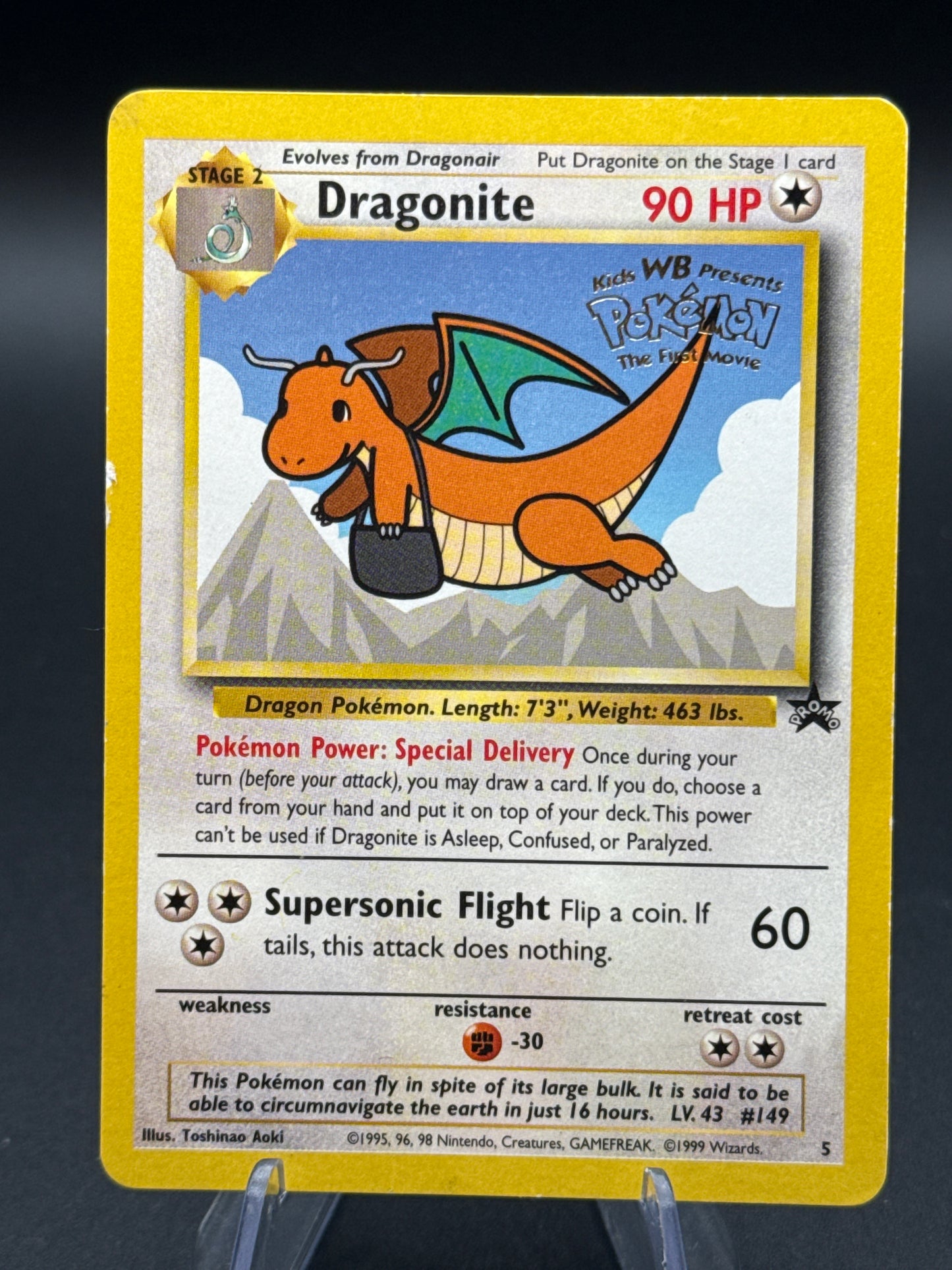 Pokémon TCG: 1999 Dragonite - #5 - WoTC Promo