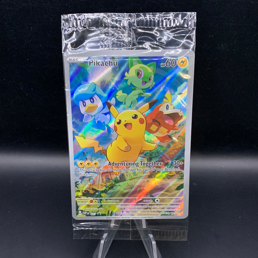 Pokemon TCG: 2023 Pikachu SVP027 Paldea Evolved ETB Promo Sealed