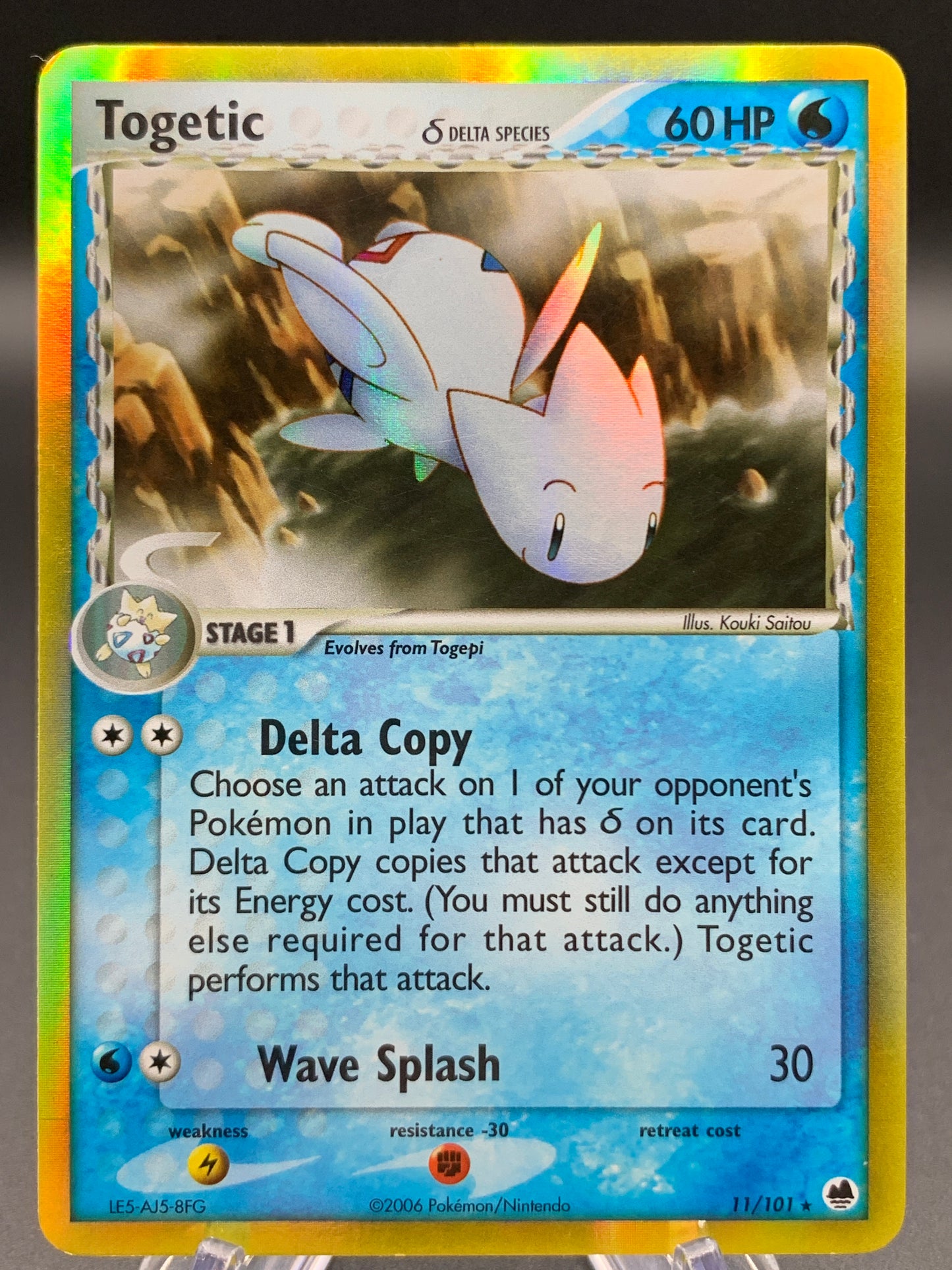 Pokémon TCG: 2006 Togetic (Delta Species) - 11/101 - DF: Dragon Frontiers Holo