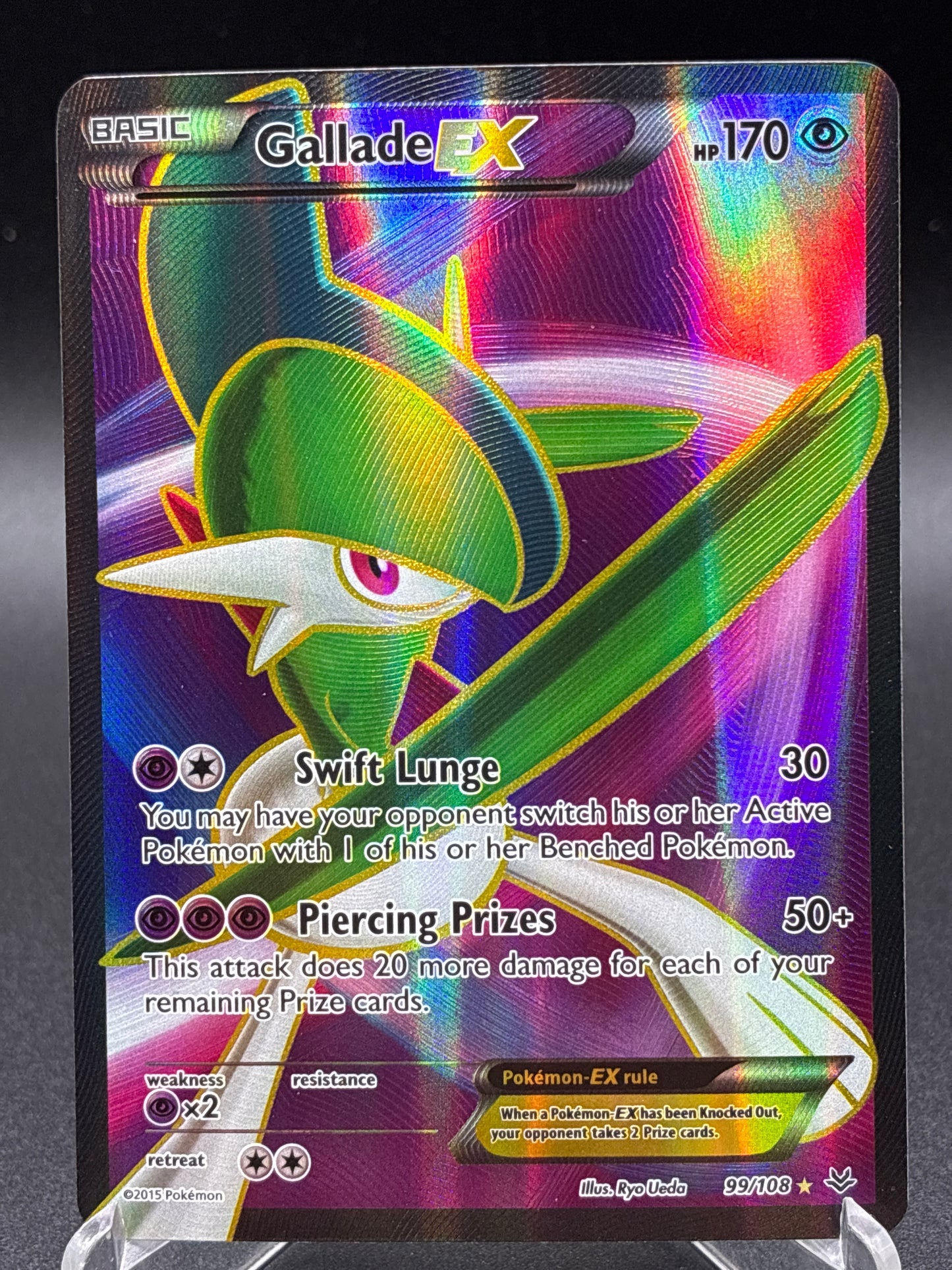 Pokémon TCG: 2015 - Gallade EX - 99/108 - XY: Roaring Skies (Lightly Played)