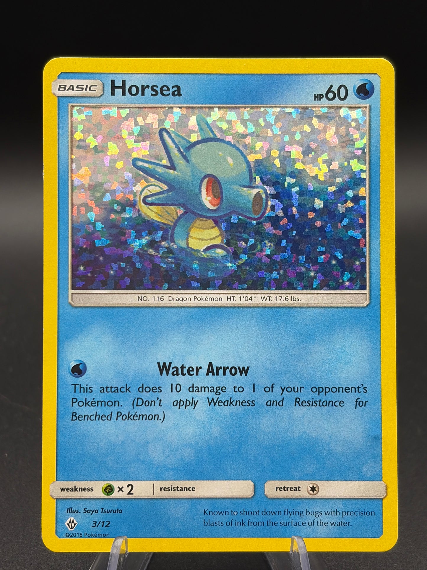 Pokémon TCG: 2018 Horsea - 3/12 - McDonald's Promos 2018 (M18)