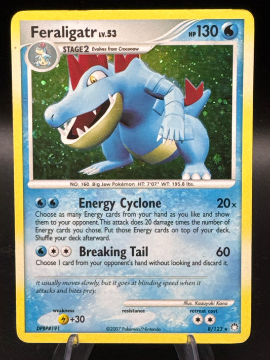 Pokémon TCG: 2007 Feraligatr 8/123 - Mysterious Treasures Holo