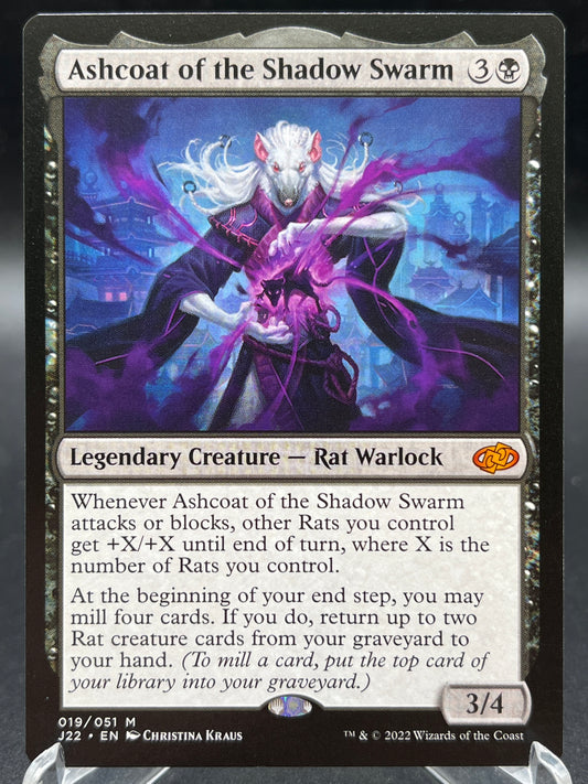 MTG TCG: Ashcoat of the Shadow Swarm 019/051 M - Jumpstart 2022