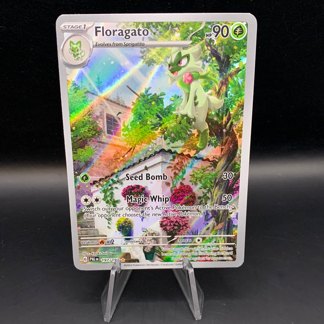 Pokémon TCG: 2023 Floragato 197/193 Illustration Rare Paldea Evolved