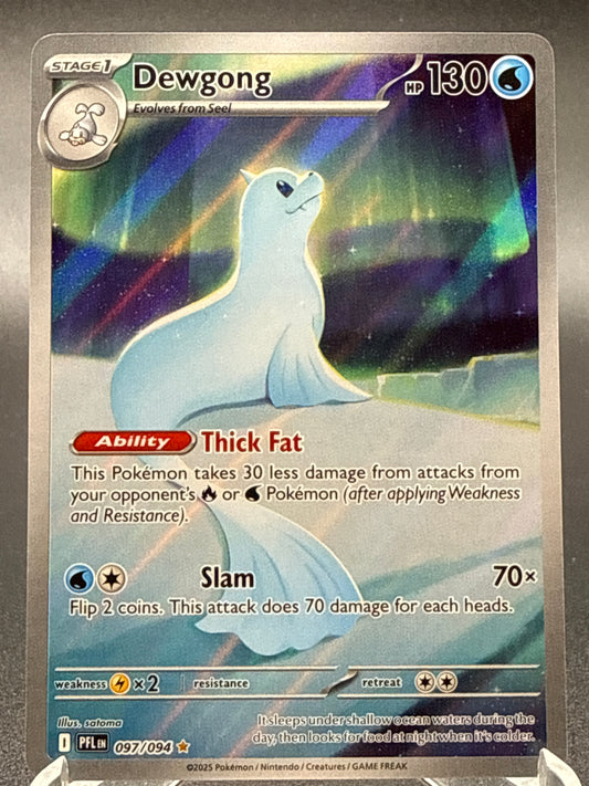 Pokémon TCG: 2025 Dewgong 097/094 PFL: Phantasmal Flames
