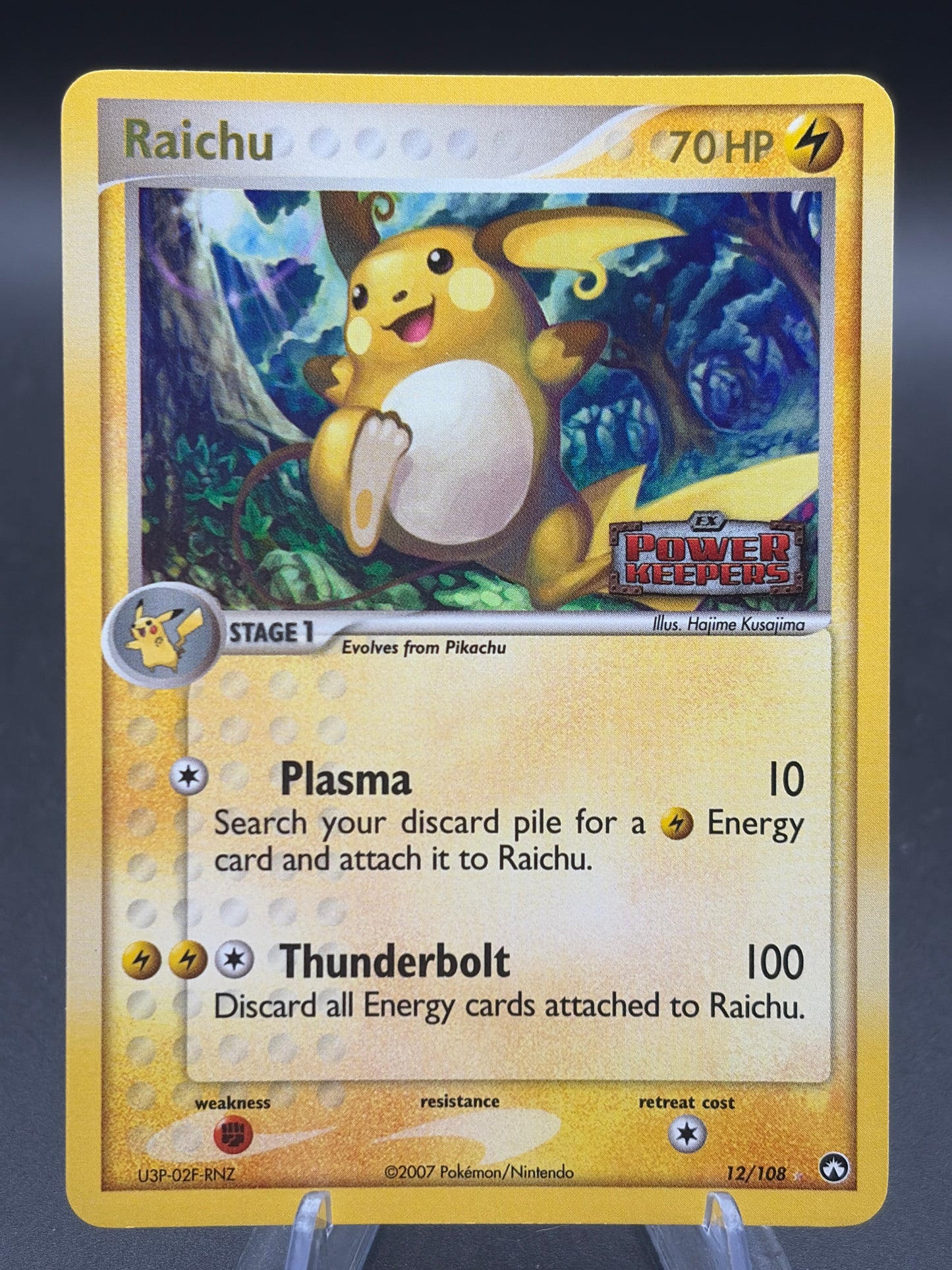 Pokémon TCG: 2007 Raichu 12/108 Power Keepers