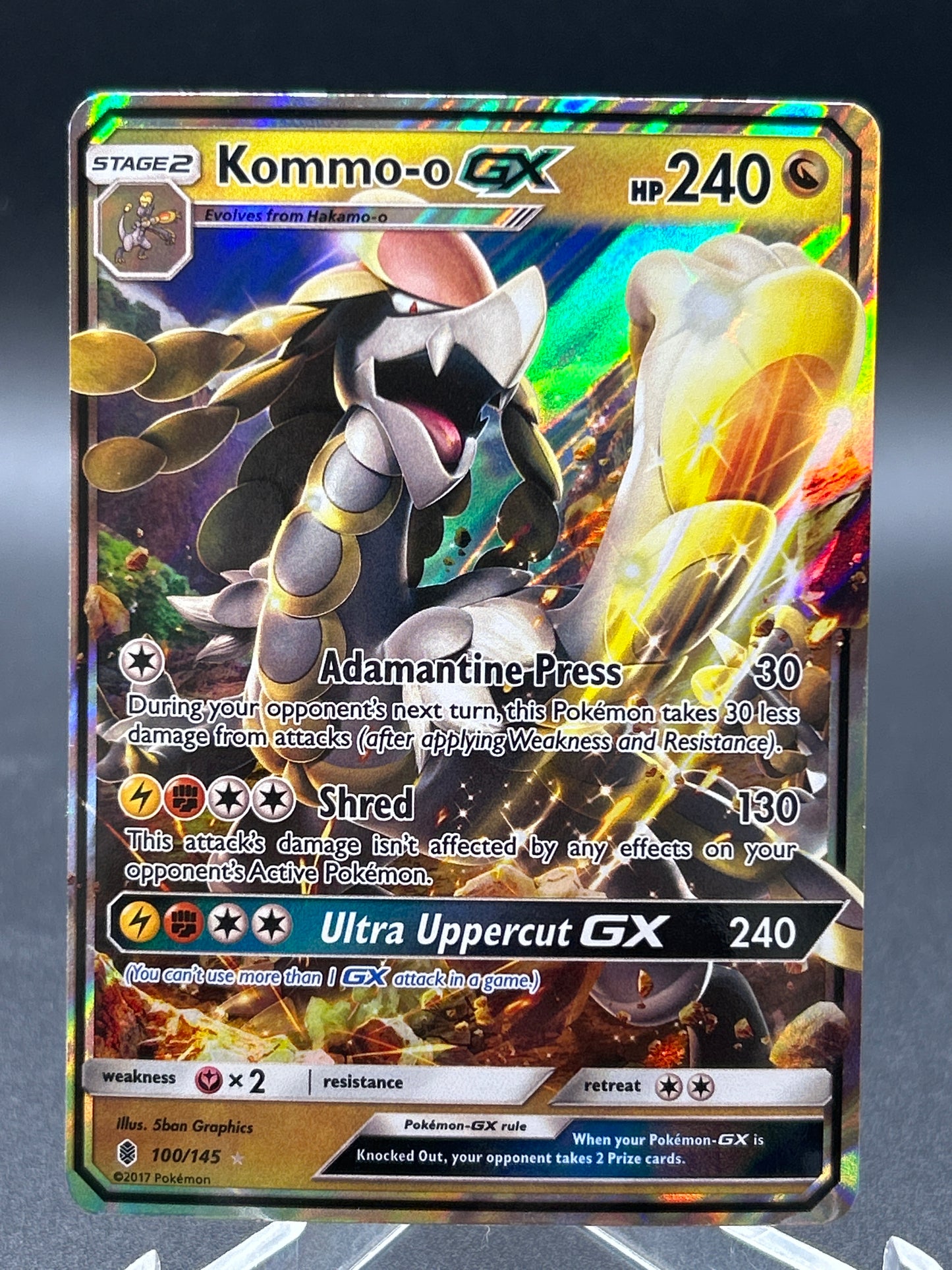 Pokémon TCG: 2017 Kommo-o GX 100/145 - SM - Guardians Rising