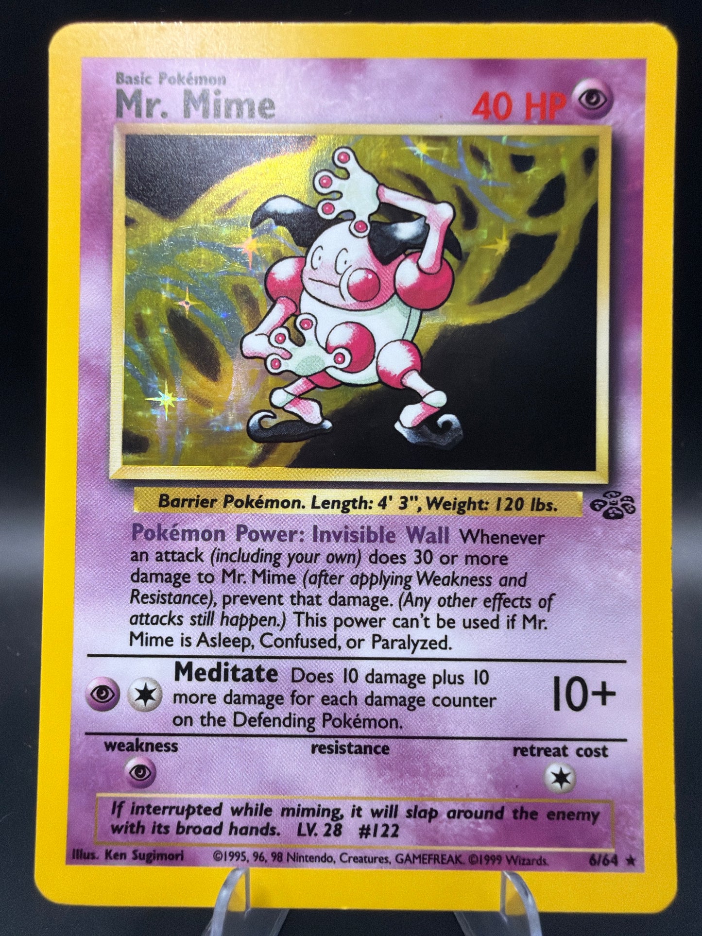 Pokémon TCG: 1999 - Mr. Mime 6/64 -  Jungle Holo