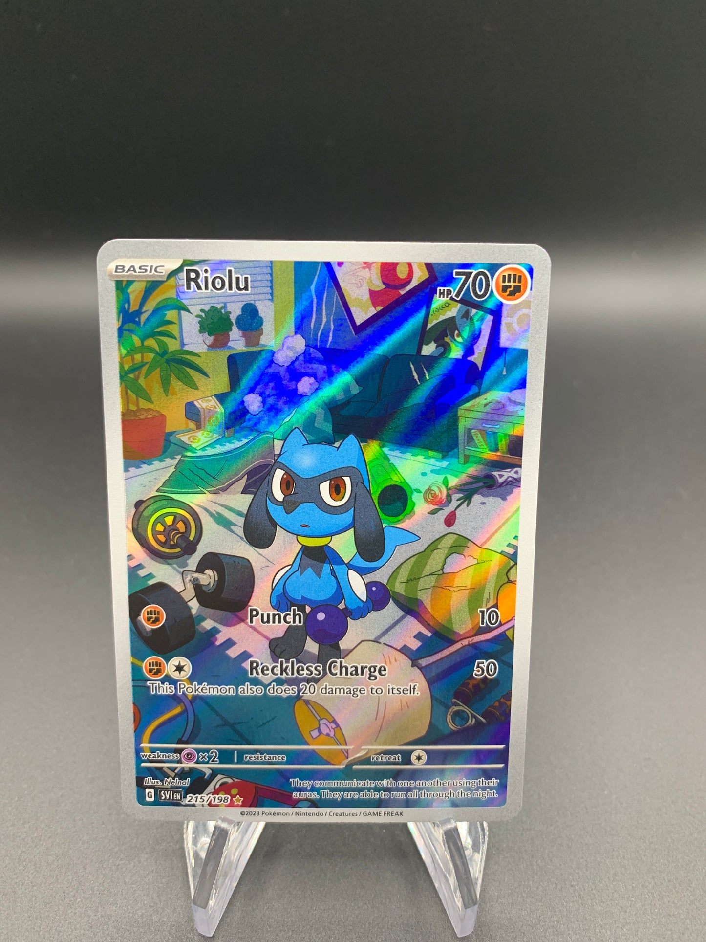 Pokémon TCG: 2023 Riolu - 215/198 - SV: Scarlet & Violet Base