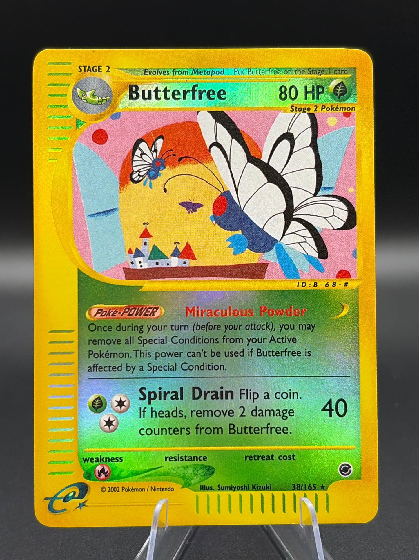 Pokémon TCG: 2002 Butterfree 38/165 Expedition Reverse Holo