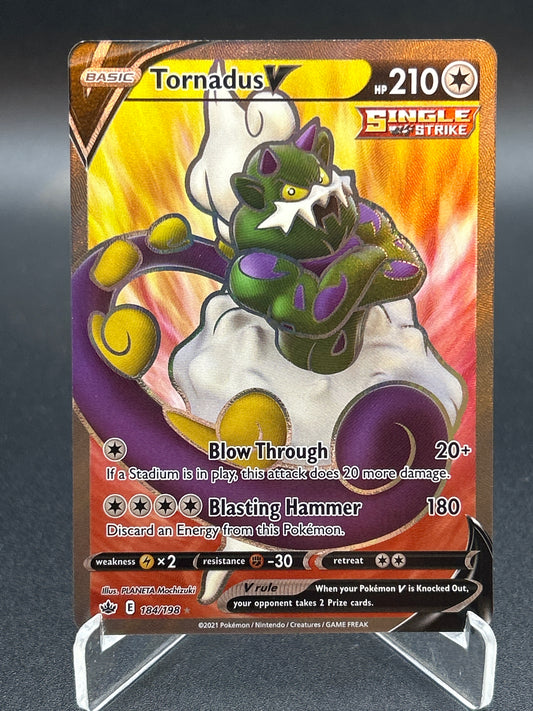 Pokémon TCG: 2021 Tornadus V 184/198 SWSH: Chilling Reign