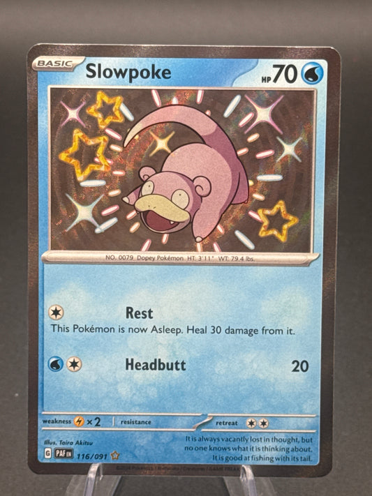 Pokémon TCG: 2024 Slowpoke - 116/091 SV: Paldean Fates