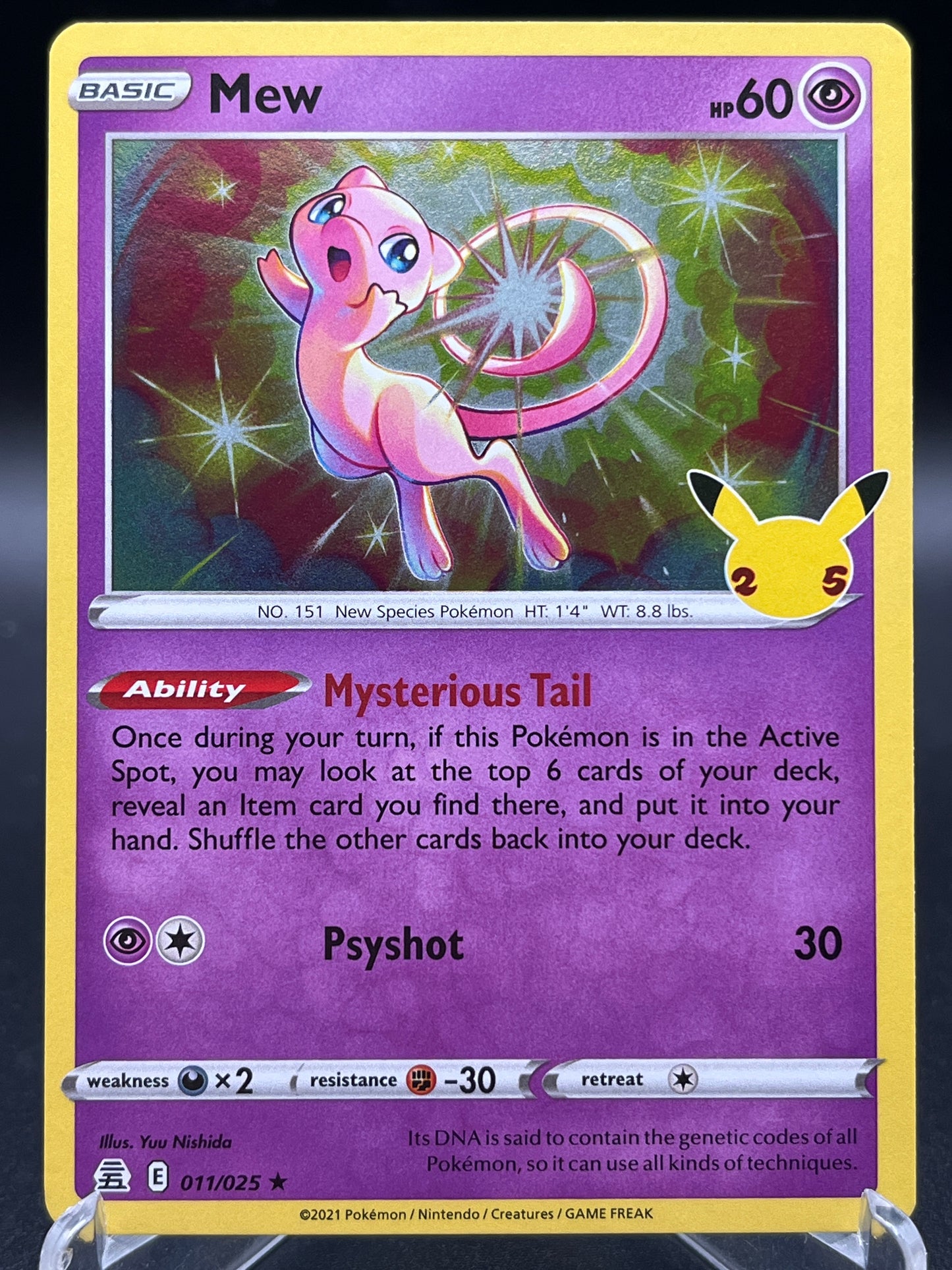 Pokémon TCG: 2021 Mew - 011/025 - SWSH: Celebrations