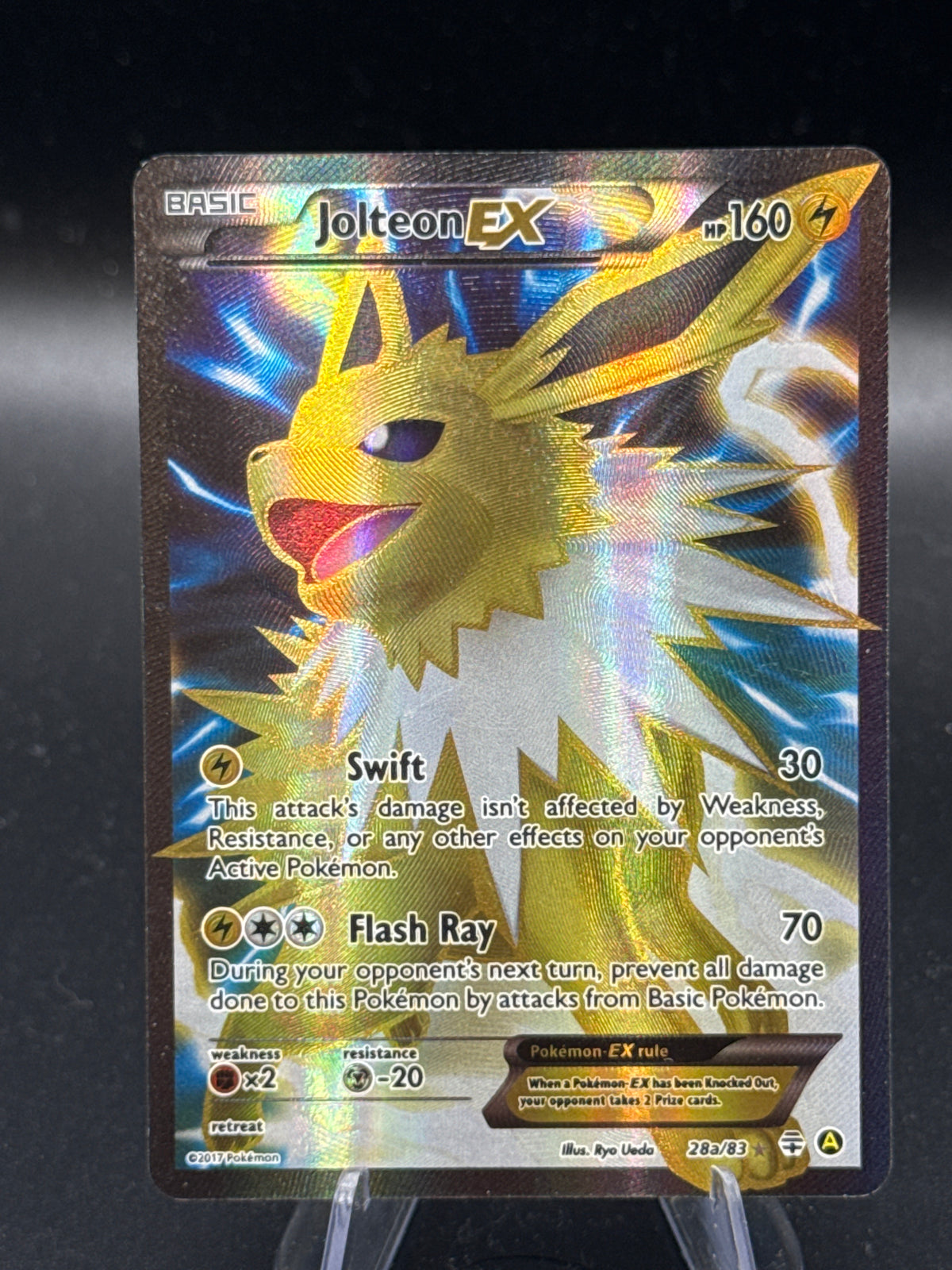 Pokémon TCG: 2017 - Jolteon EX - 28a/83 - XY: Generations