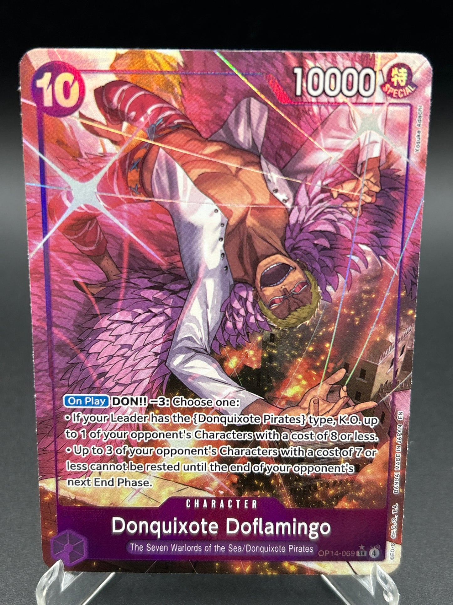 One Piece TCG: Donquixote Doflamingo - OP14-069 (Alternate Art) - The Azure Sea's Seven