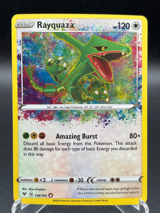 Pokémon TCG: 2020 Rayquaza 138/185 SWSH: Vivid Voltage
