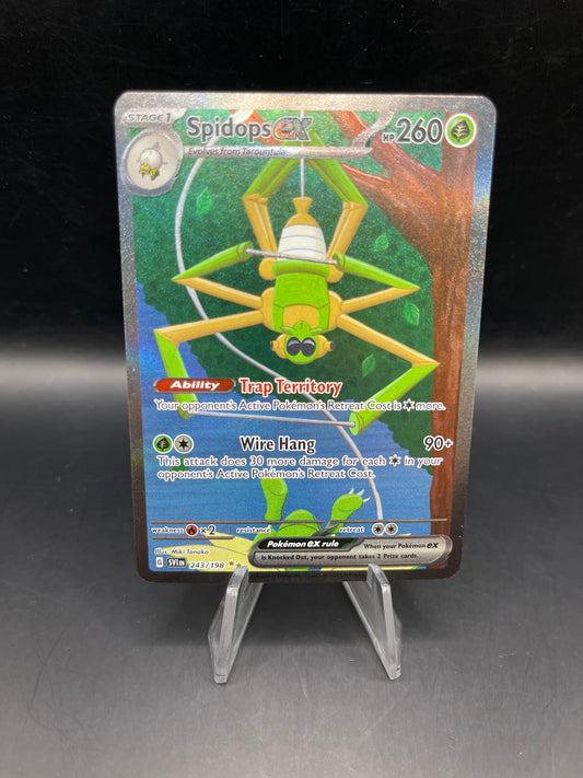 Pokémon TCG: 2023 Spidops ex 243/198 Scarlet & Violet Alt Art