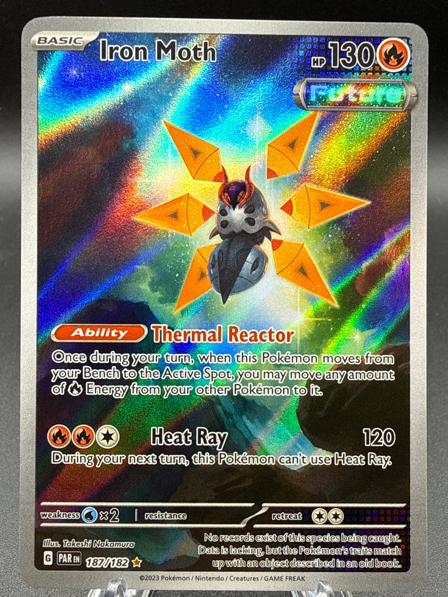 Pokémon TCG: 2023 Iron Moth - 187/182 - SV: Paradox Rift