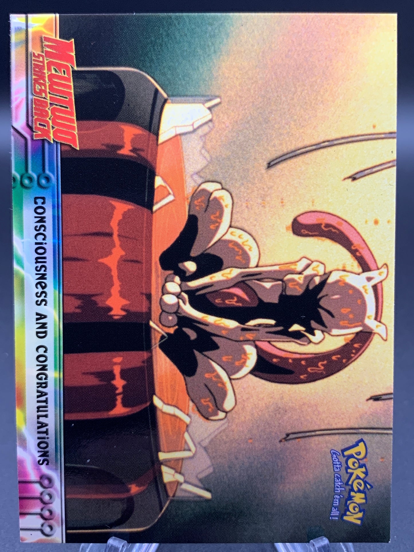 Pokémon TCG: Topps Pokémon Consciousness & Congratulations - #3 - Mewtwo Strikes Back Movie Animation Edition