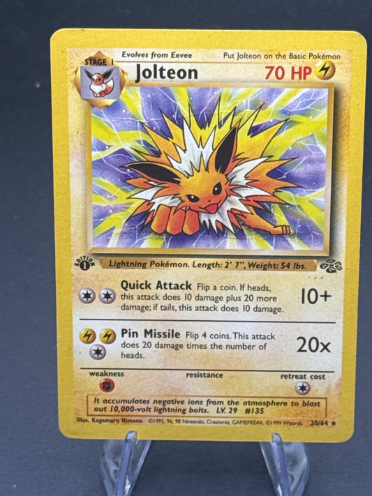 Pokémon TCG: 1999 Jolteon - 20/64 - Jungle Unlimited