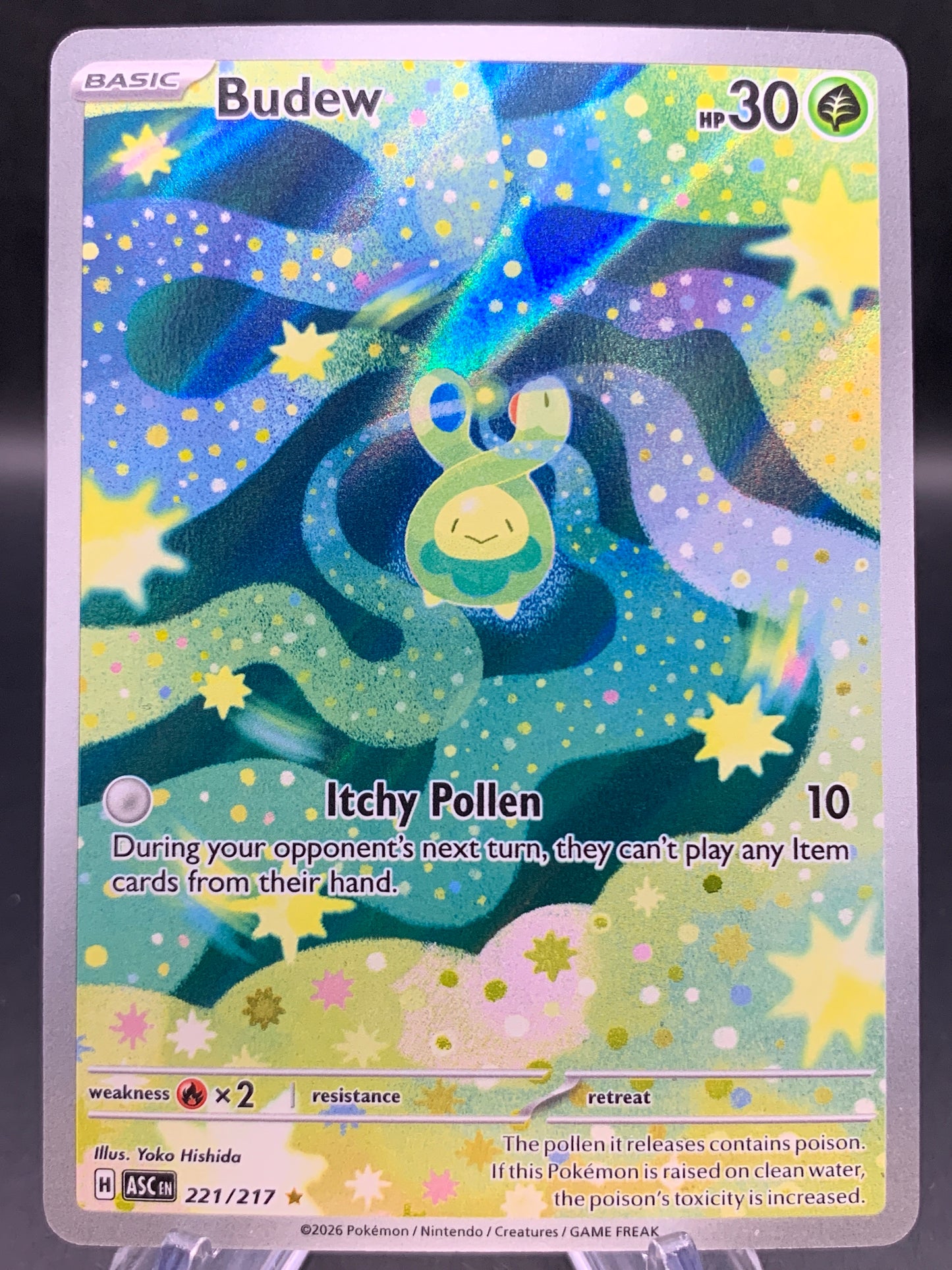 Pokémon TCG: 2026 Budew - 221/217 - ME: Ascended Heroes