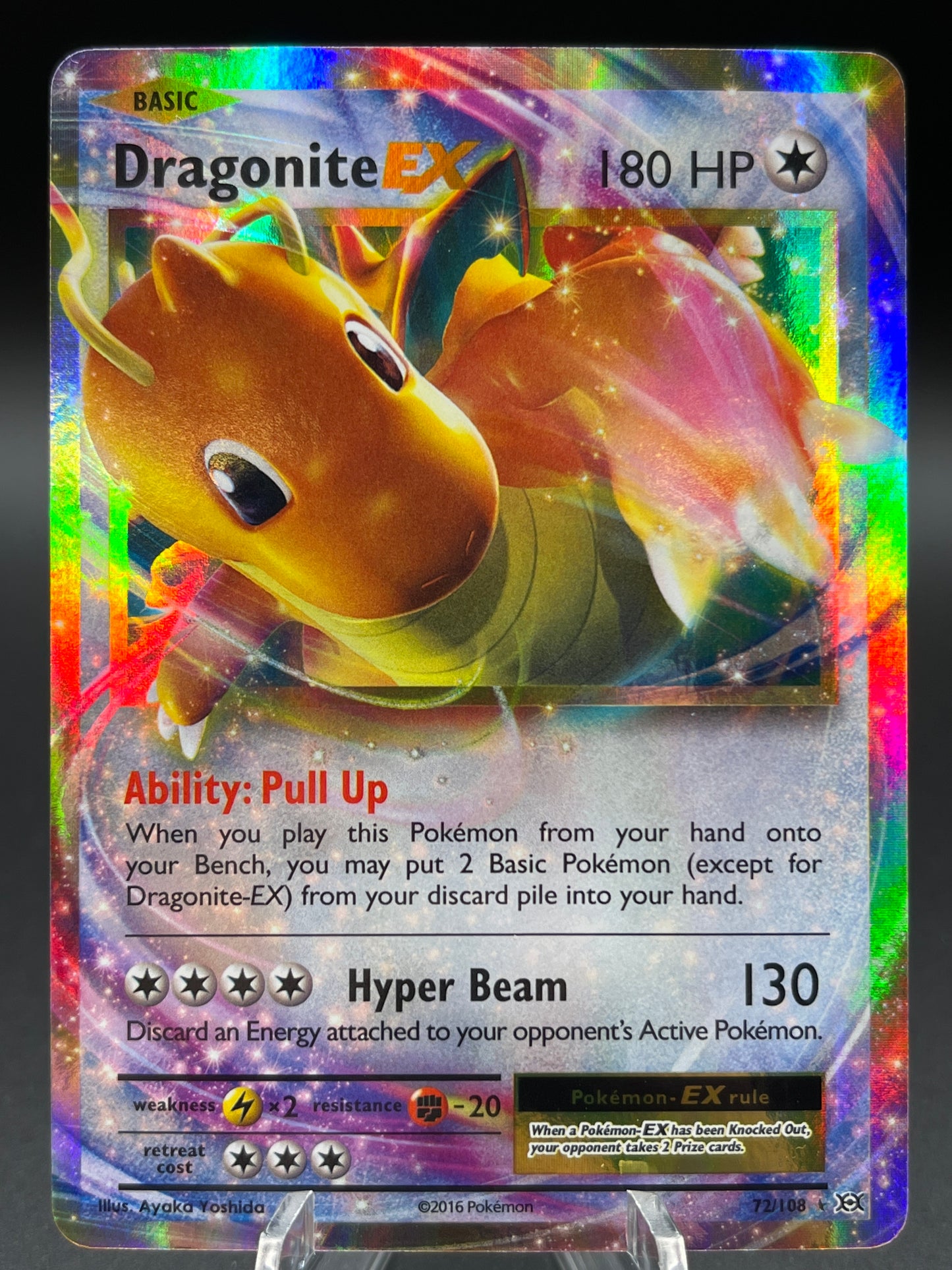 Pokémon TCG: 2016 Dragonite EX - 72/108 - XY: Evolutions