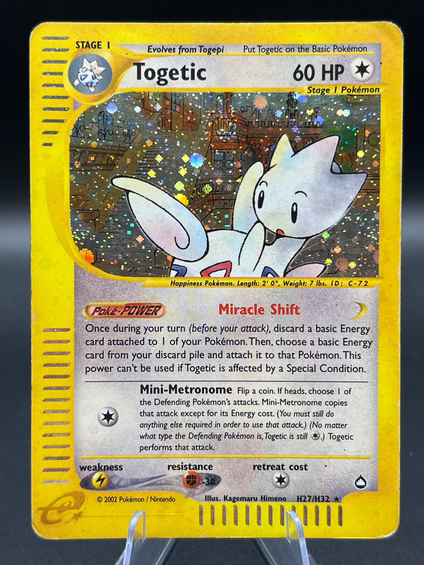 Pokémon TCG: 2002 Togetic H27/H32 - Aquapolis