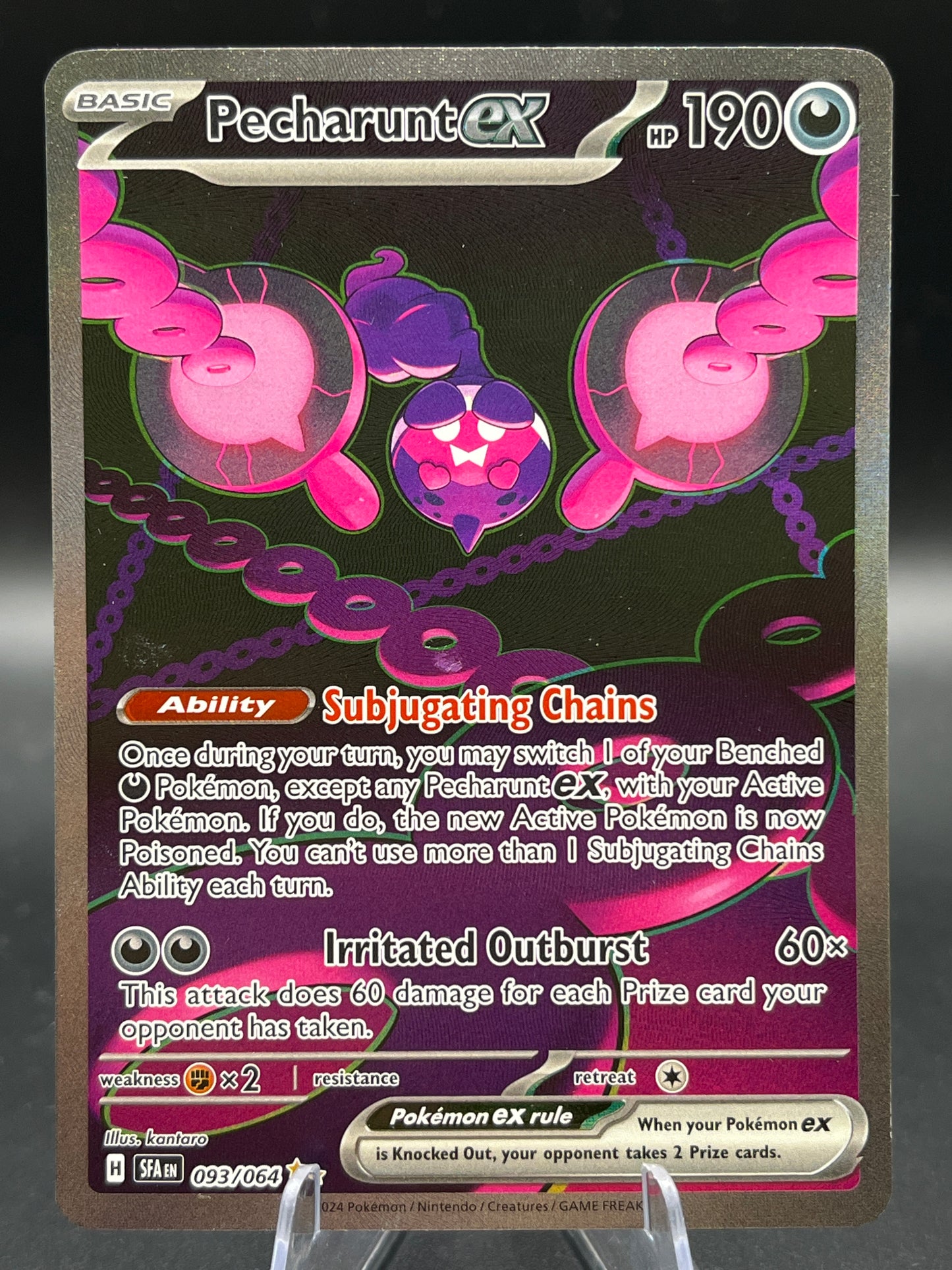 Pokémon TCG 2024 Pecharunt EX - 093/064 - S&V: Shrouded Fable