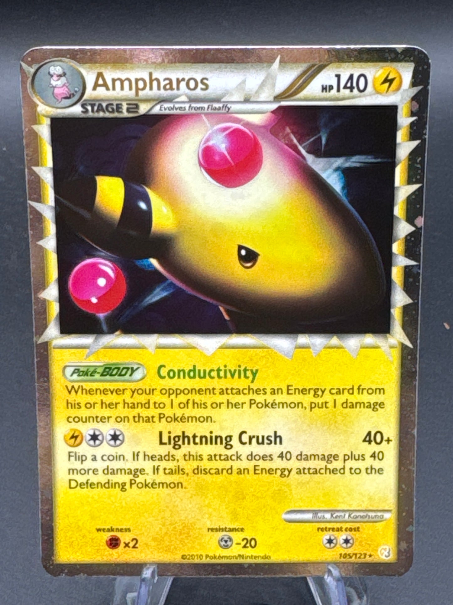 Pokémon TCG: 2010 Ampharos 105/123 HeartGold SoulSilver