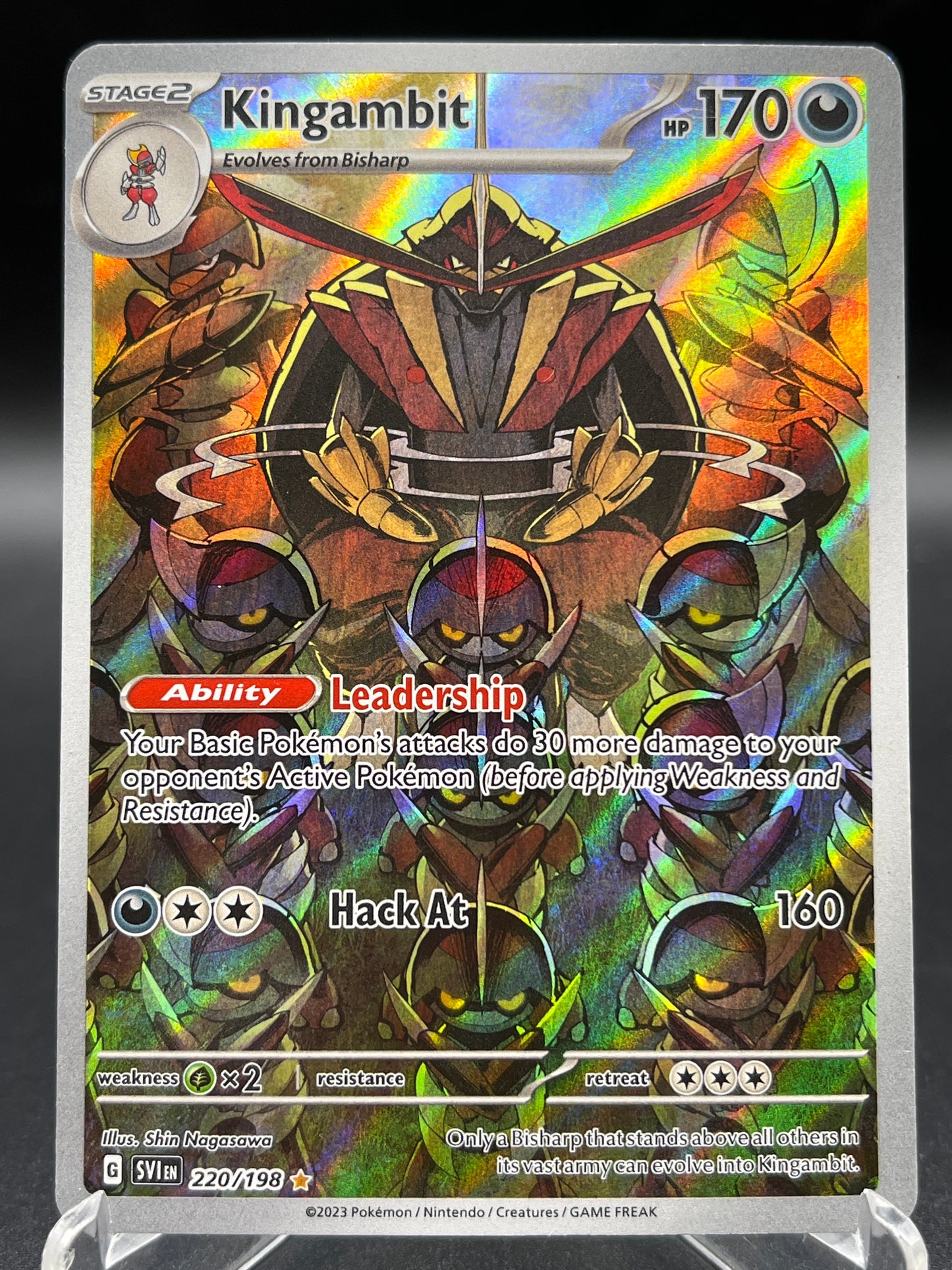 Pokémon TCG: 2023 Kingambit 220/198 SV: Scarlet & Violet Base Set