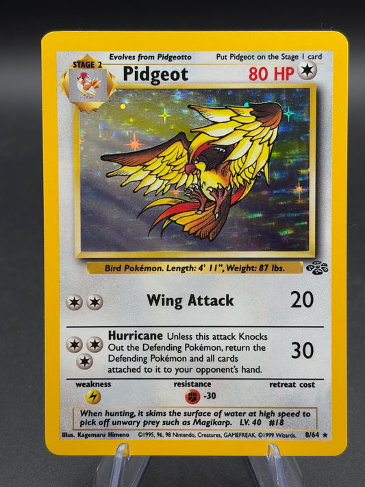 Pokémon TCG: 1999 Pidgeot - 8/64 - Jungle Unlimited Holo
